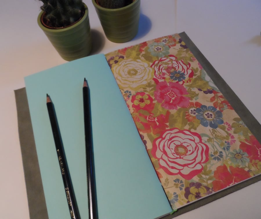 Handmade Midori style travellers notebook (no.8)