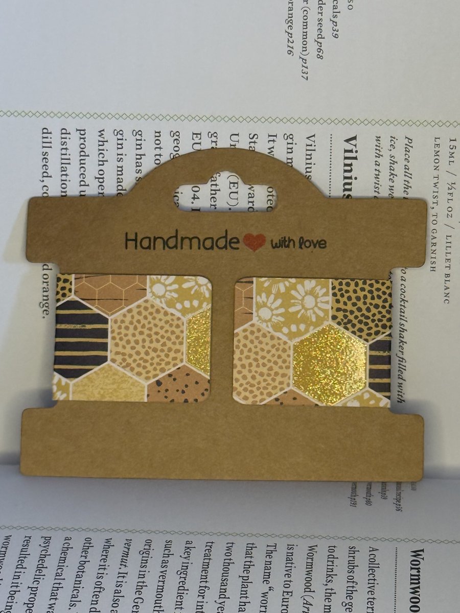 Honeycomb Magnetic Bookmarks (Pair)