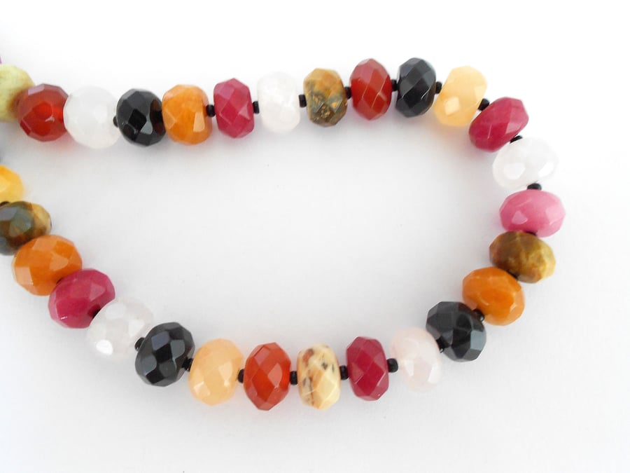 Faceted Gemstone Necklace (was 23 pounds now 20)