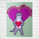 Otter Valentine Card
