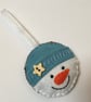 Felt Snowman Hanging Christmas Decoration - Image 4