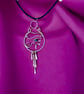 Solid Copper Eye of Horus Necklace - Egyptian, Festival, Gift Idea