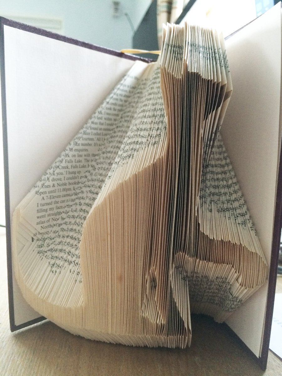 Raised Paw Cat MMF Book Folding pattern - EMAILED PDF PATTERN