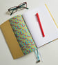 Daisy Journal or Planner, Hand Bound in Yellow Leather, Project Journal or BUJO