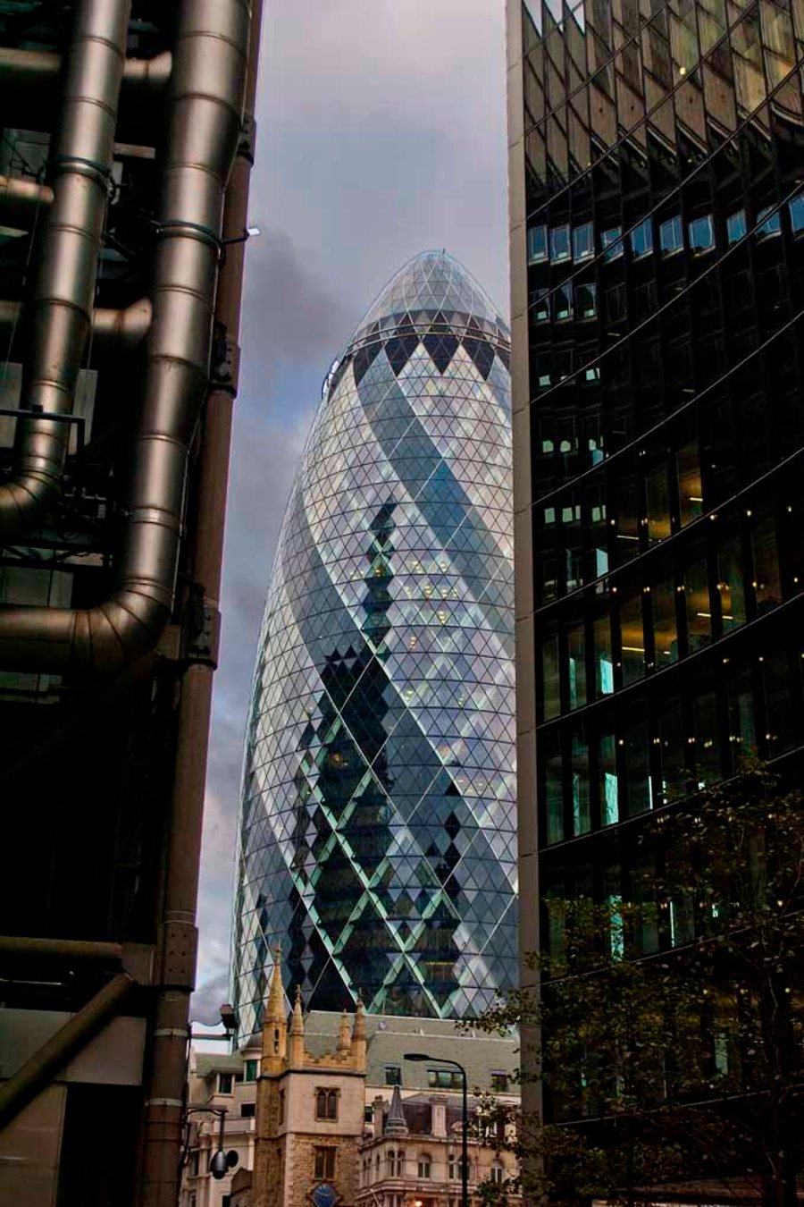 30 St Mary Axe The Gherkin London UK Photograph Print