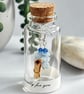 Blue Lace Agate Earrings in a message Bottle - Image 1