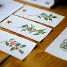Set of 4 Christmas gift tags