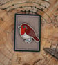 Hand-Painted Wooden Robin Pin – Bird Lover Gift - Image 2