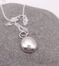 Sterling Silver Pebble Pendant. - Image 1