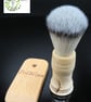 Handcrafted Ash wood Shaving Brush with Silvertip Knot (SKU-SB03 - Image 10