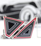 Geometric Jeep fordite necklace