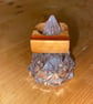 Wood and resin combination rectangular finger ring - Image 5