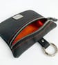 Black Waterproof Dog Treat Bag Pouch for Dog lovers with gunmetal hardware - Image 8