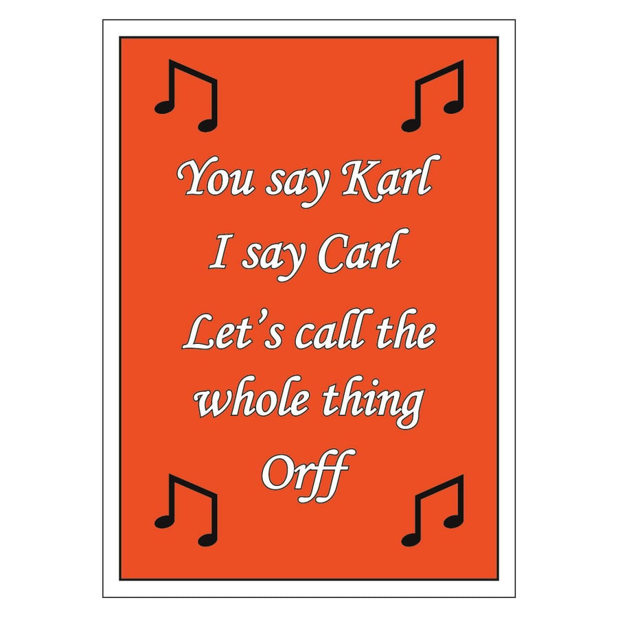Image of Karl Carl Postcard