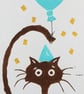 Party Animals Cat Card - Image 2