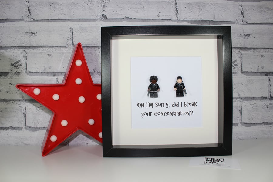 PULP FICTION - FRAMED CUSTOM LEGO FIGURES