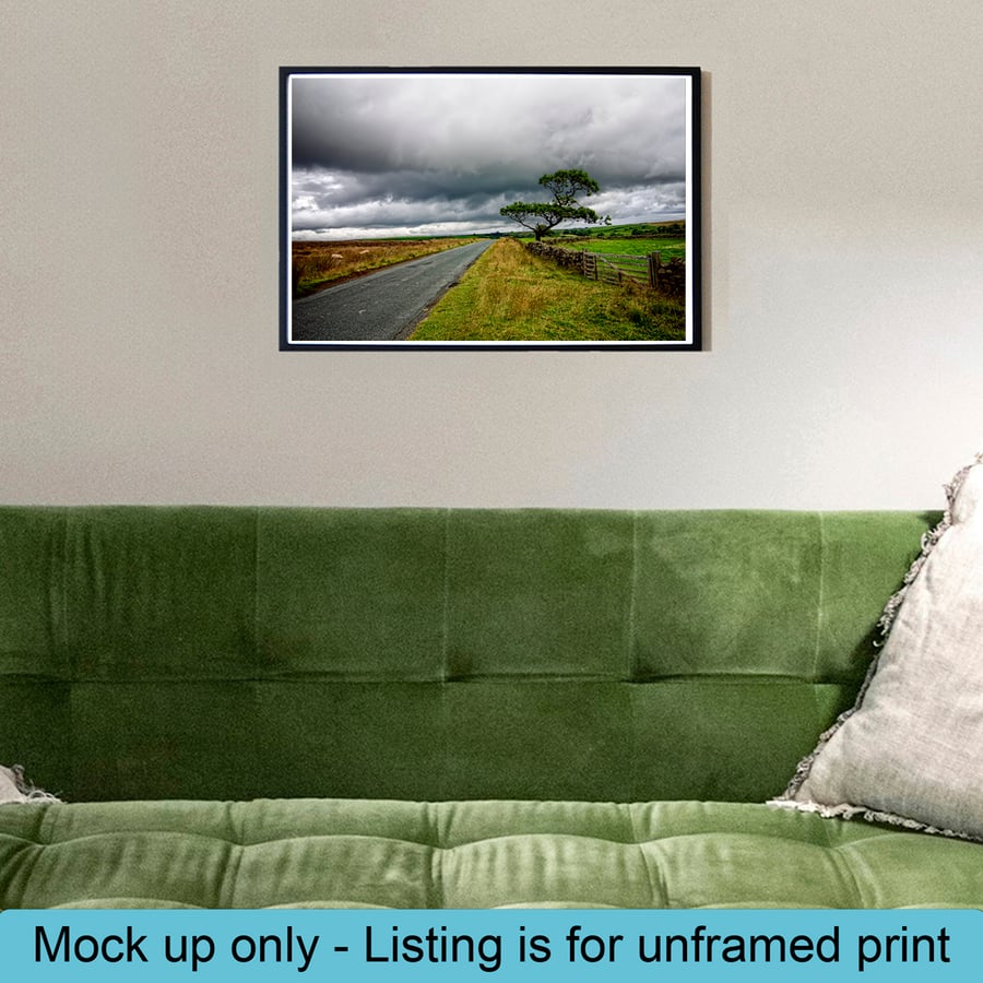 North Yorkshire Moors wall art print
