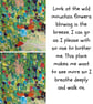 A small mounted abstract painting - flowers - textured art - letterbox gift  - Image 2