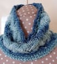 Hand knitted neckwarmer