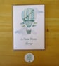 Hot Air Balloon Notelet Set x 6 with Envelopes and Stickers - Personalised  - Image 2