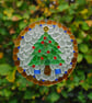 Christmas tree glass suncatcher - Image 2
