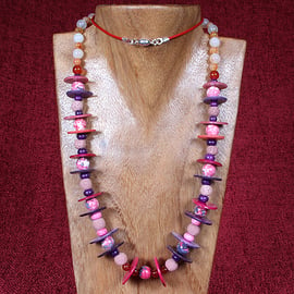 Sea Pink Necklace.