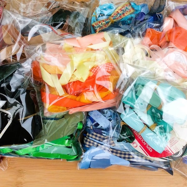 Large Bundle of Mixed Ribbons
