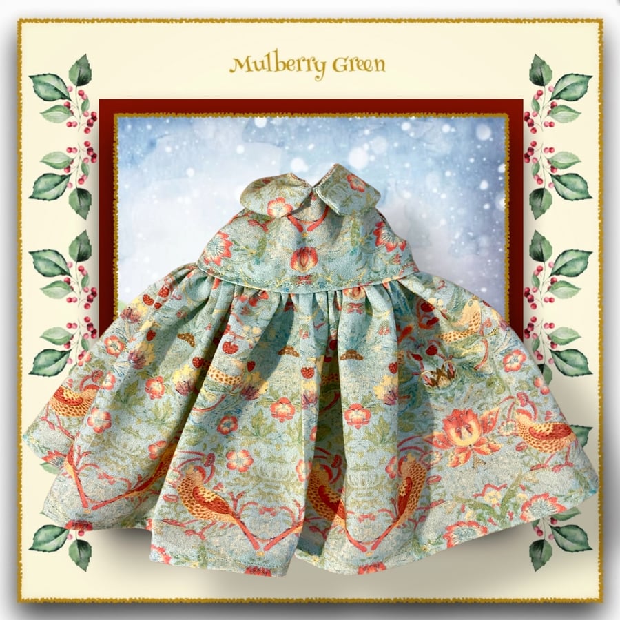 Turquoise William Morris Dress