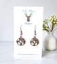 Charm Earrings - Tree of Life (circle)
