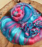 50g Liquorice Allsorts Nobblies Art Batt for Spinning