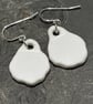 Handmade Ceramic Earrings Unique Eco Friendly Gifts with Histories. - Image 4