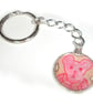 Keyring Grayson Perry Alan Measles Teddy Bear Liberty Sissy Fabric - Image 1