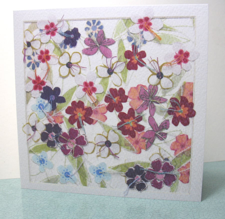  Flower Blossom- Leaving card