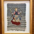 'Spinning Time' Hand embroidery art