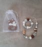 Arctic Fox 2pcs Dummy Clip with Ring Gift Set 1