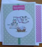 Retro Washing Line Happy Birthday Card - Image 1