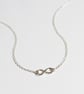 Infinity necklace, silver necklace - Image 3