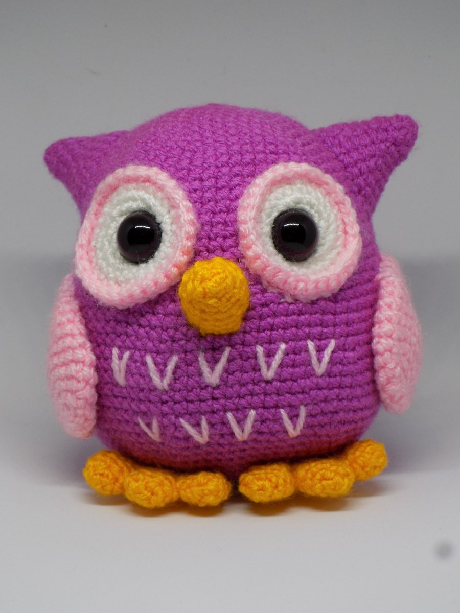 Amigurumi Cute Owl, Handmade Plushie, Crochet owl