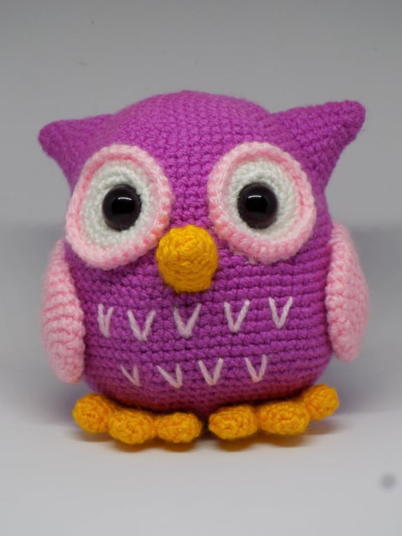 Amigurumi Cute Owl, Handmade Plushie, Crochet owl