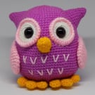 Amigurumi Cute Owl, Handmade Plushie, Crochet owl