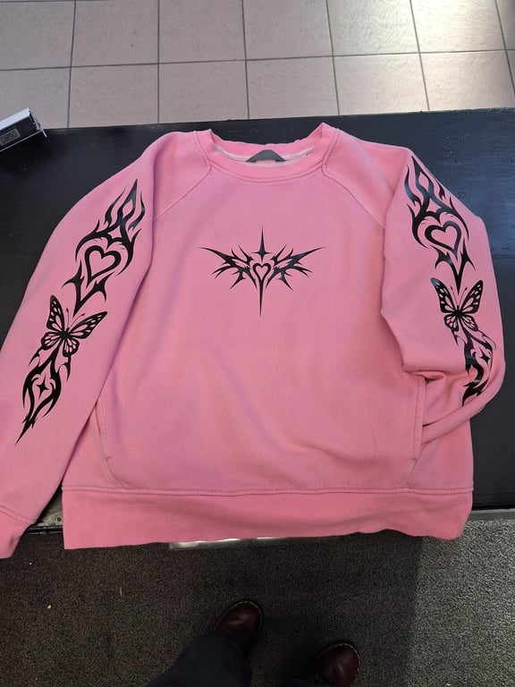 GOTHIC TRIBAL SKULL JUMPER