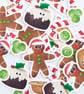Christmas Food Sticker Set Xmas Sticker Set - Image 4