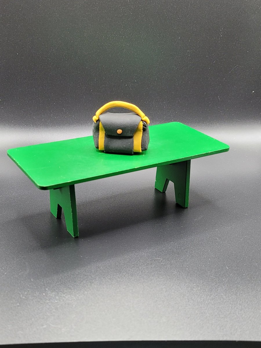 Polymer clay handbag 112 scale miniature novelty gift
