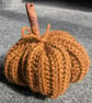 Crochet Pumpkin- Light Brown - Image 2