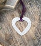 Loveheart hanger, ceramic lovehearts, gift idea, home decor, pottery - Image 4