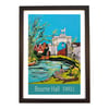 Ewell, Bourne Hall print - black frame
