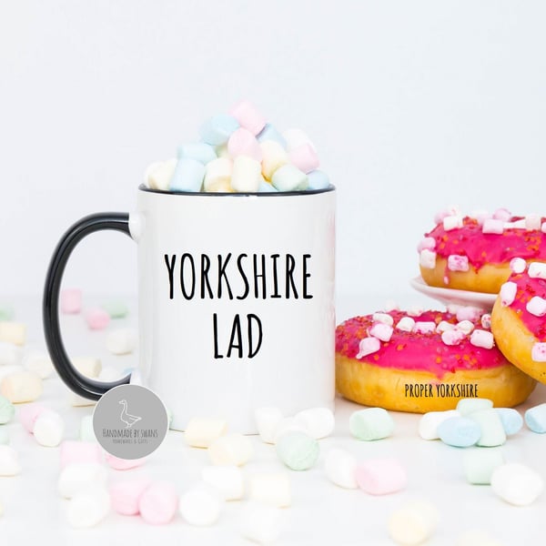 Funny Yorkshire mug, gift for him, gift for yorkshire lad, Yorkshire phrases, 