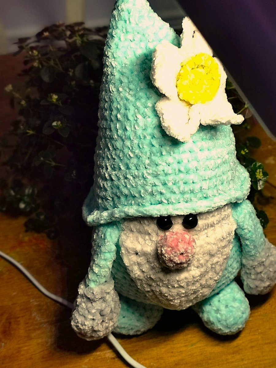 Hand Crochet Happy Gnome
