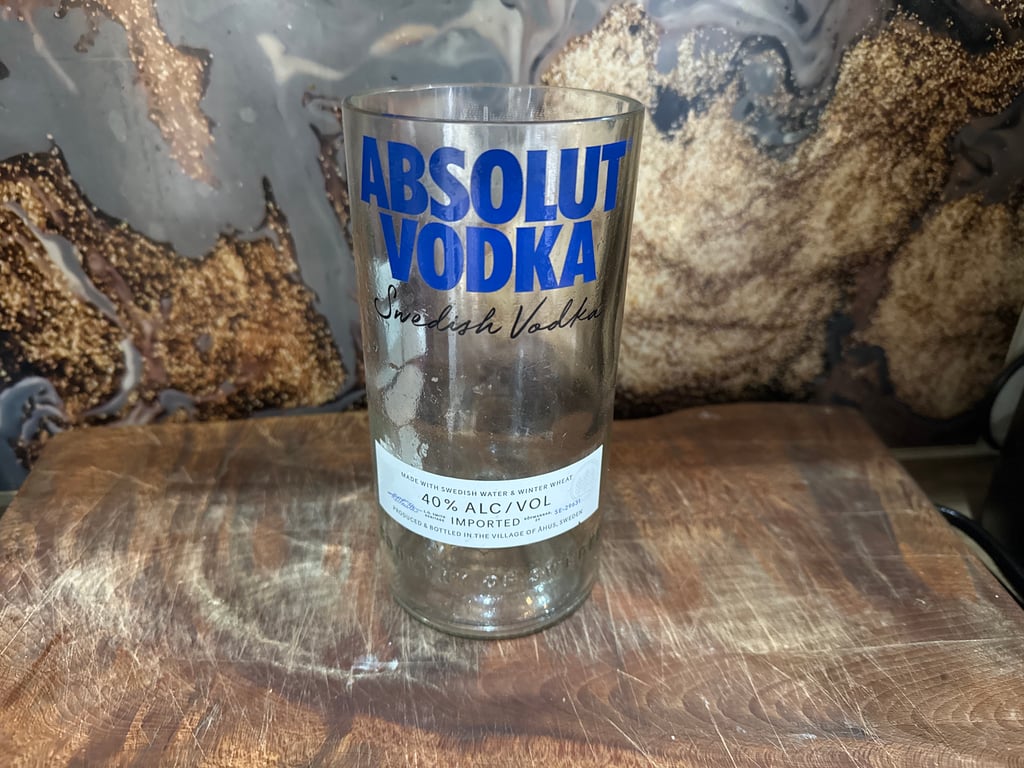 Absolut Vodka Vase