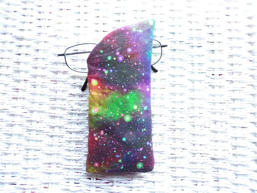 Cosmic Galaxy Glasses Case Lined & Padded 